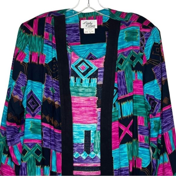 Vintage Lady Carol of New York Dress Set with Belt - Picture 3 of 12